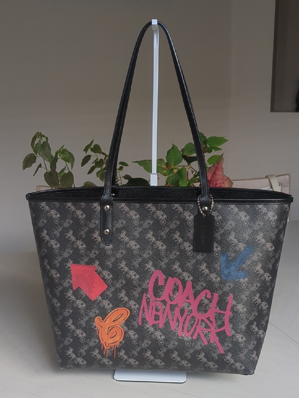 Coach Reversible City Black Tote Bag